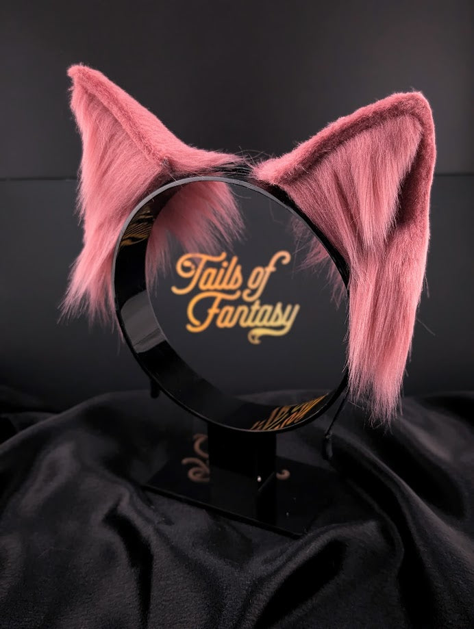 Rose Pink Wolf Ears