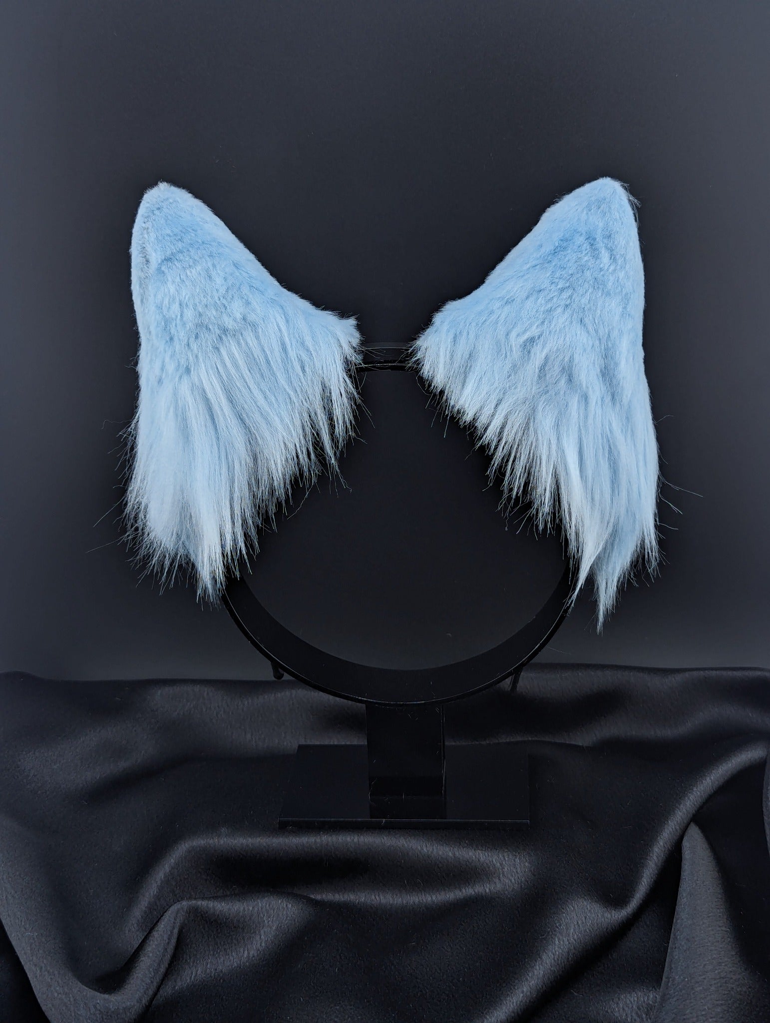 Sky Blue Wolf Ears