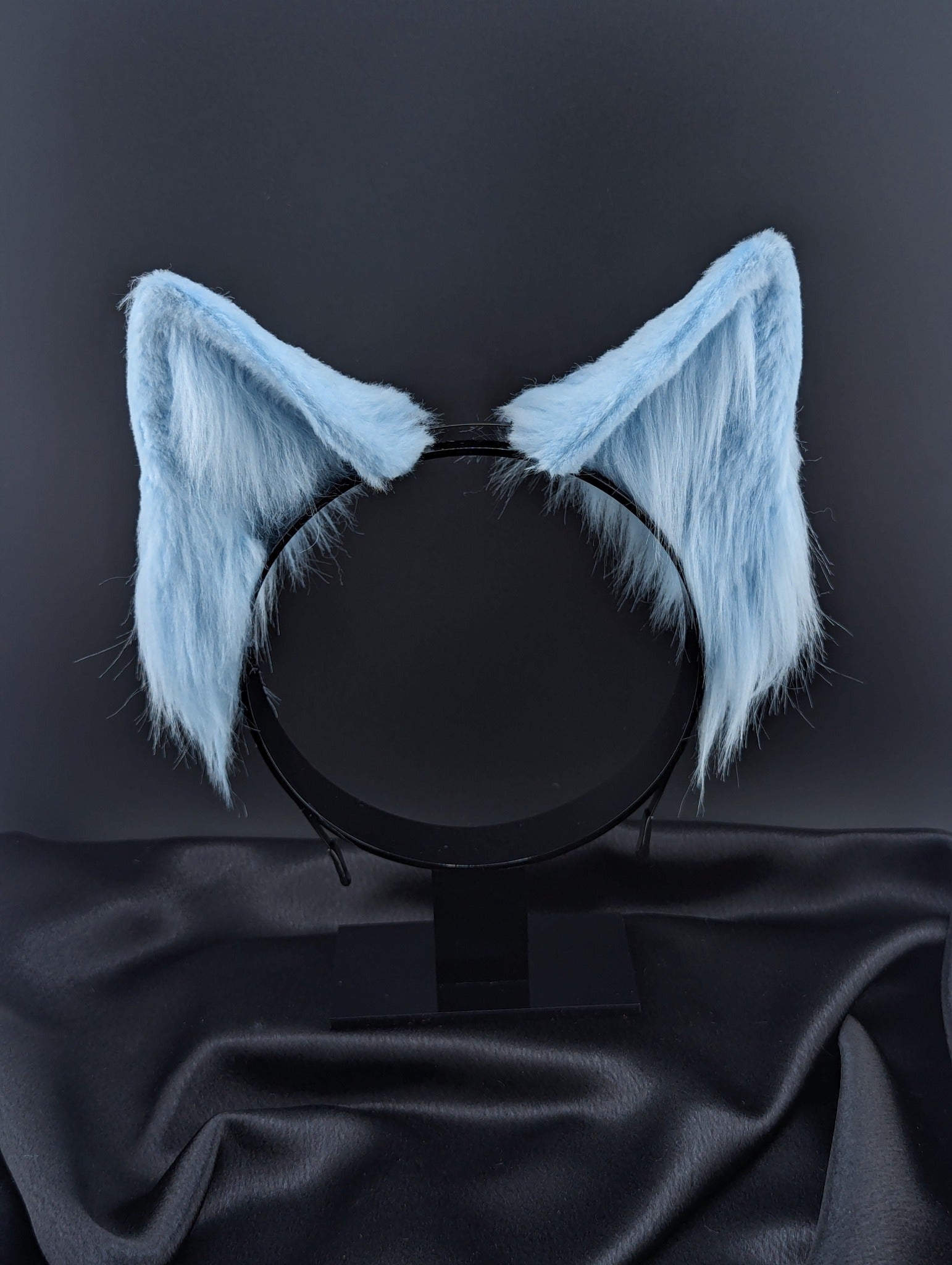 Sky Blue Wolf Ears