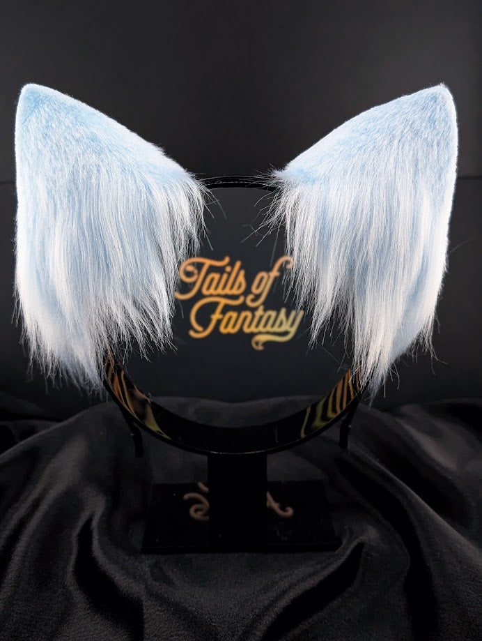 Sky Blue Wolf Ears