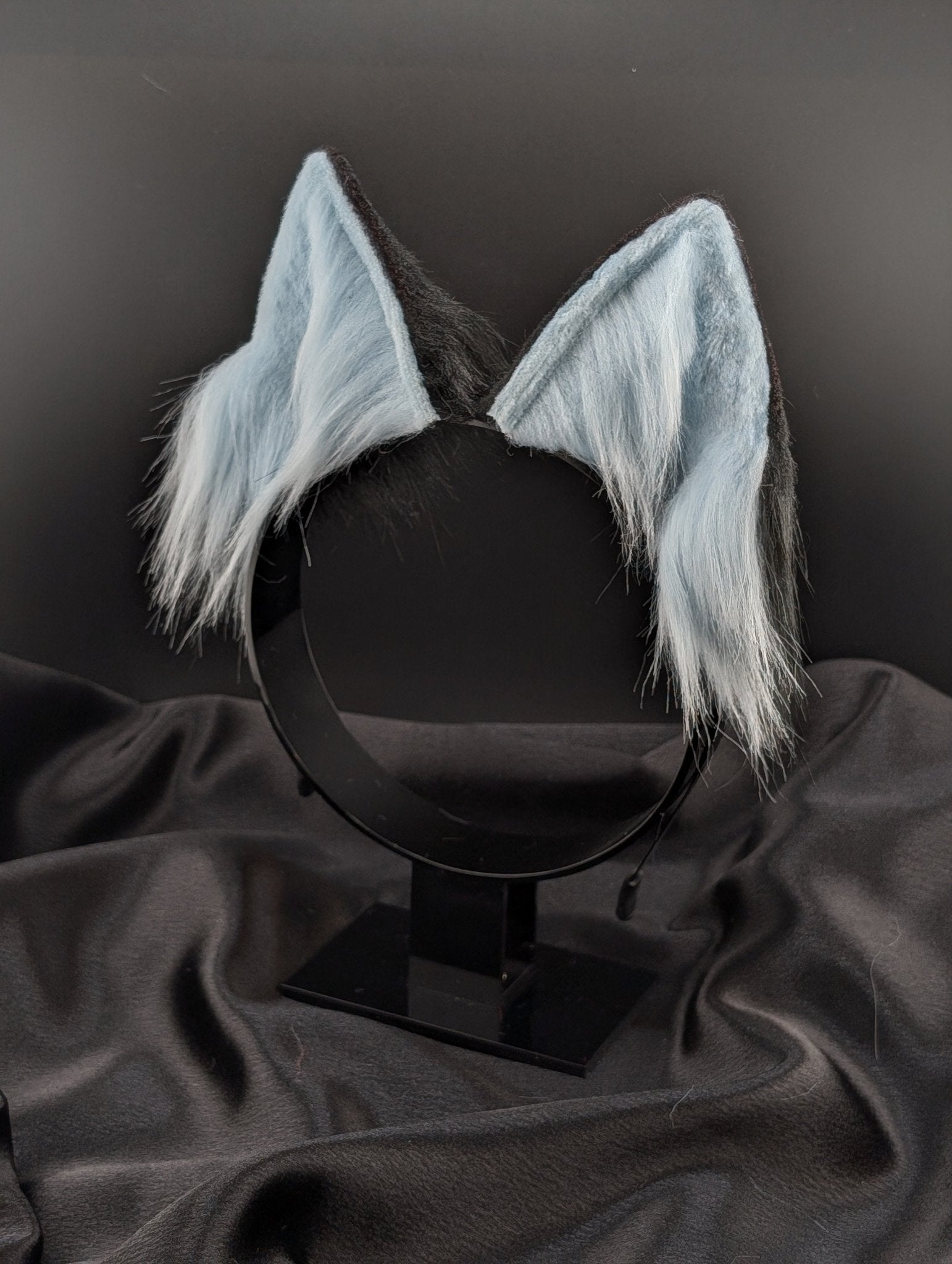 Black and Blue Fox Ears