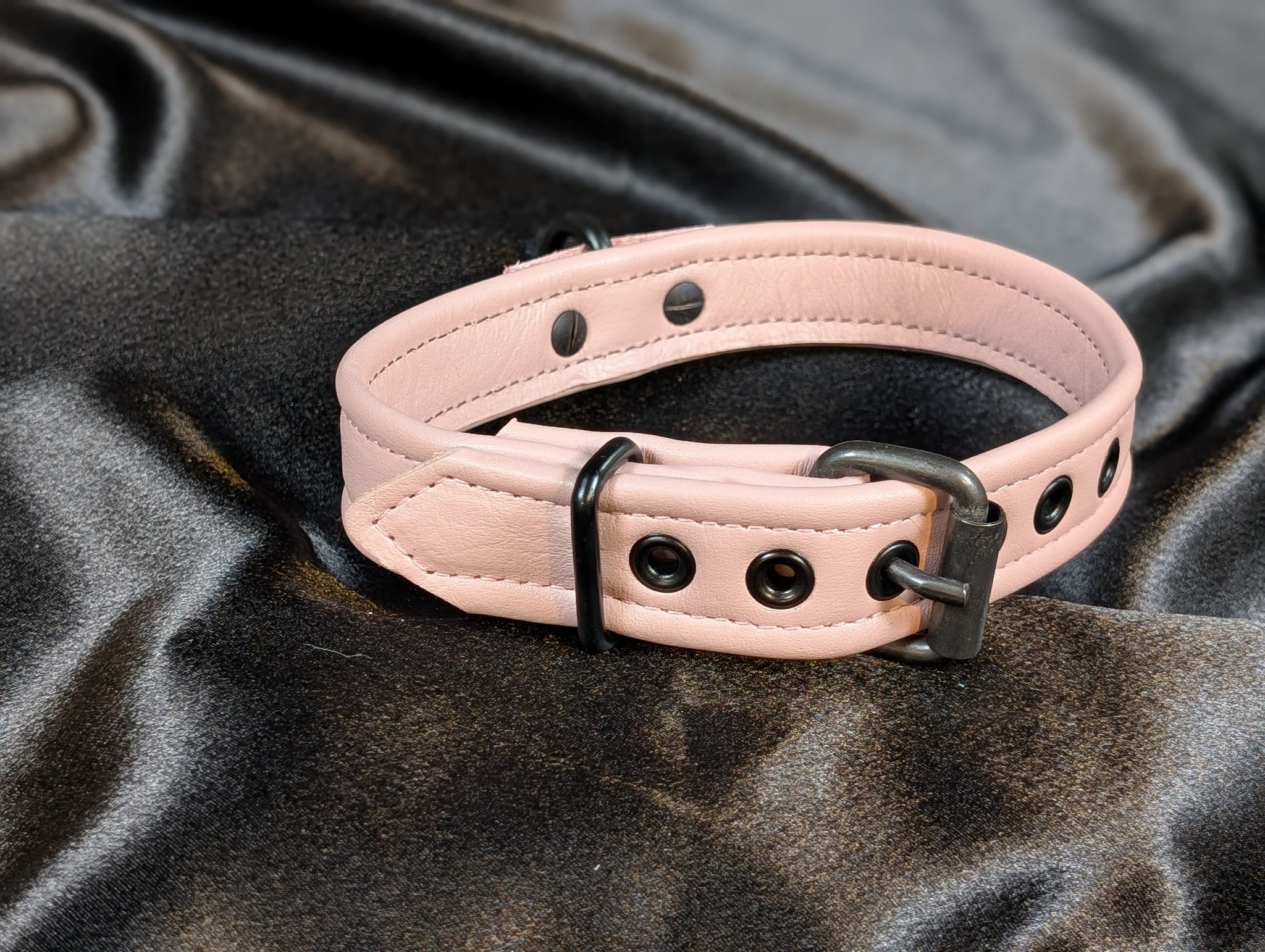 Tri-Fold Leather Collars - 1 inch