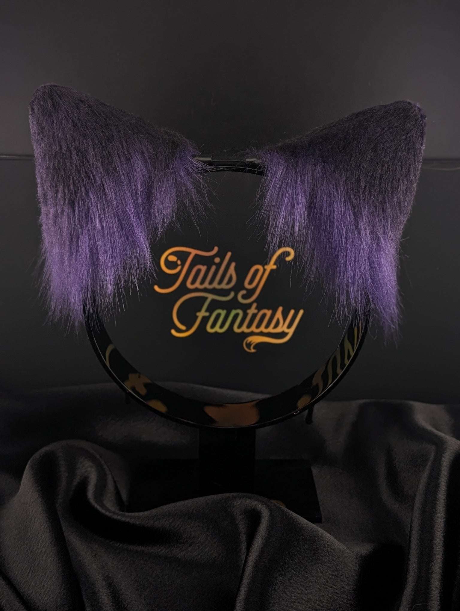 twilight-cat-ears cat ears headband for cosplay, furry fandom and costume wear
