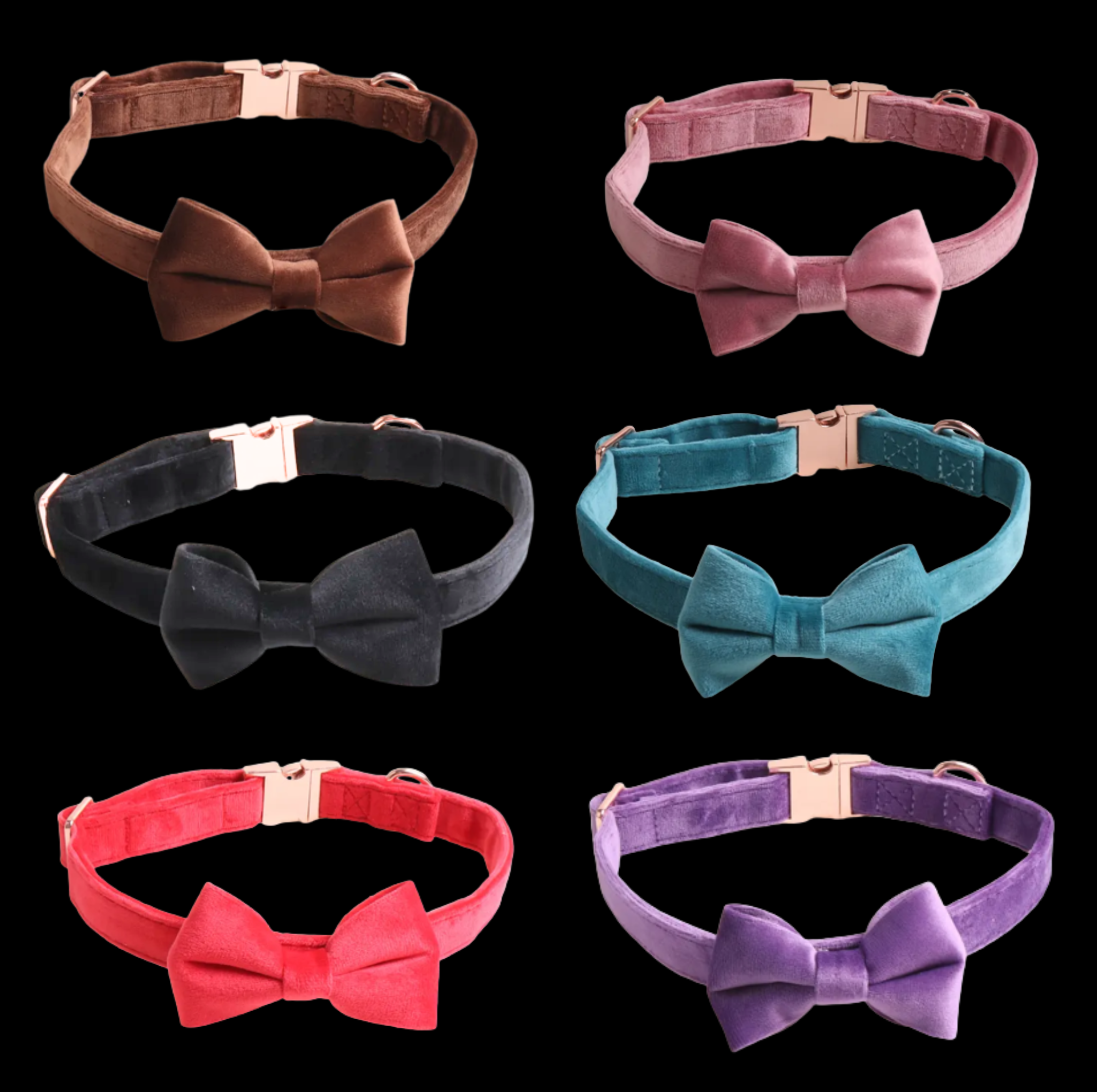 Collar Color Velvet Collar – Tails Of Fantasy