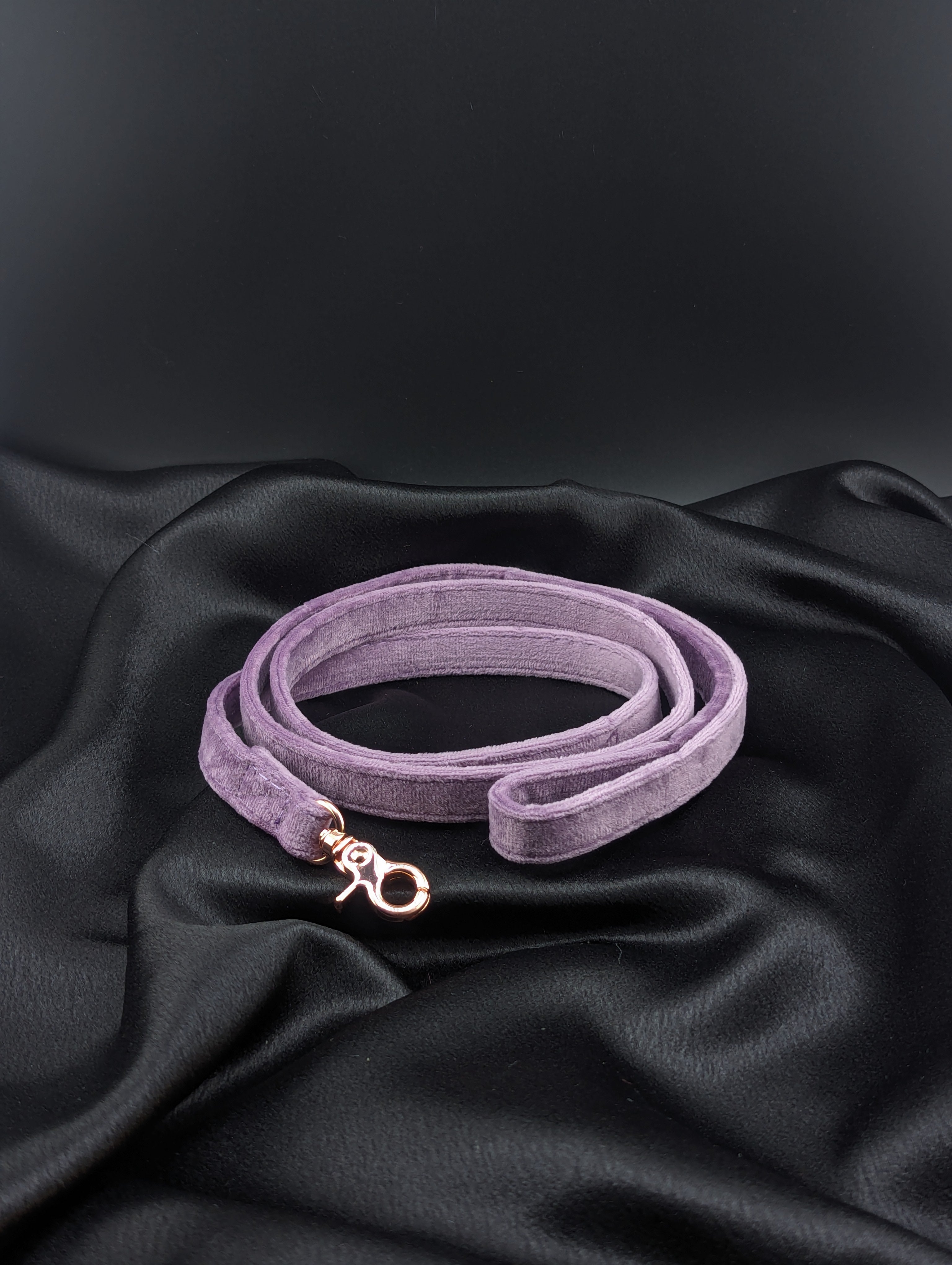 Purple Velvet Leash 