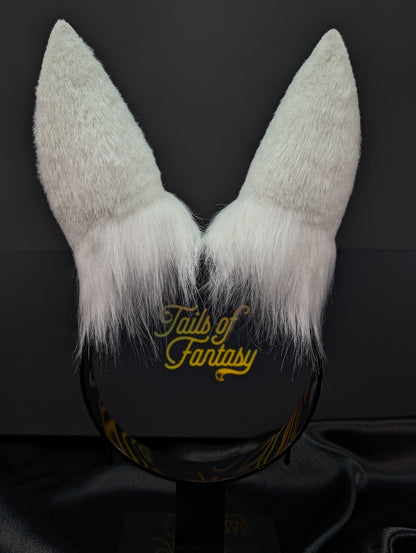 White Bunny Rabbit Ears- Upright