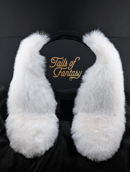 White Bunny Rabbit Ears - Floppy
