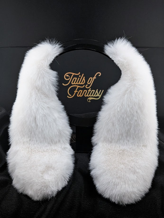 White Bunny Rabbit Ears - Floppy