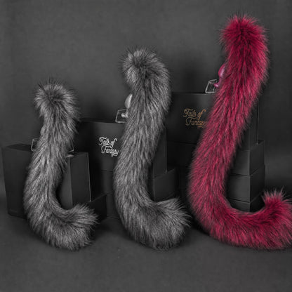 Dark Fuchsia Cat Tail