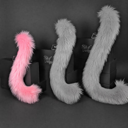 Pink Lemonade Cat Tail - Long Hair