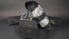 gray-raccoon-tail raccoon tail butt plug with realistic faux fur tail and raised tail design