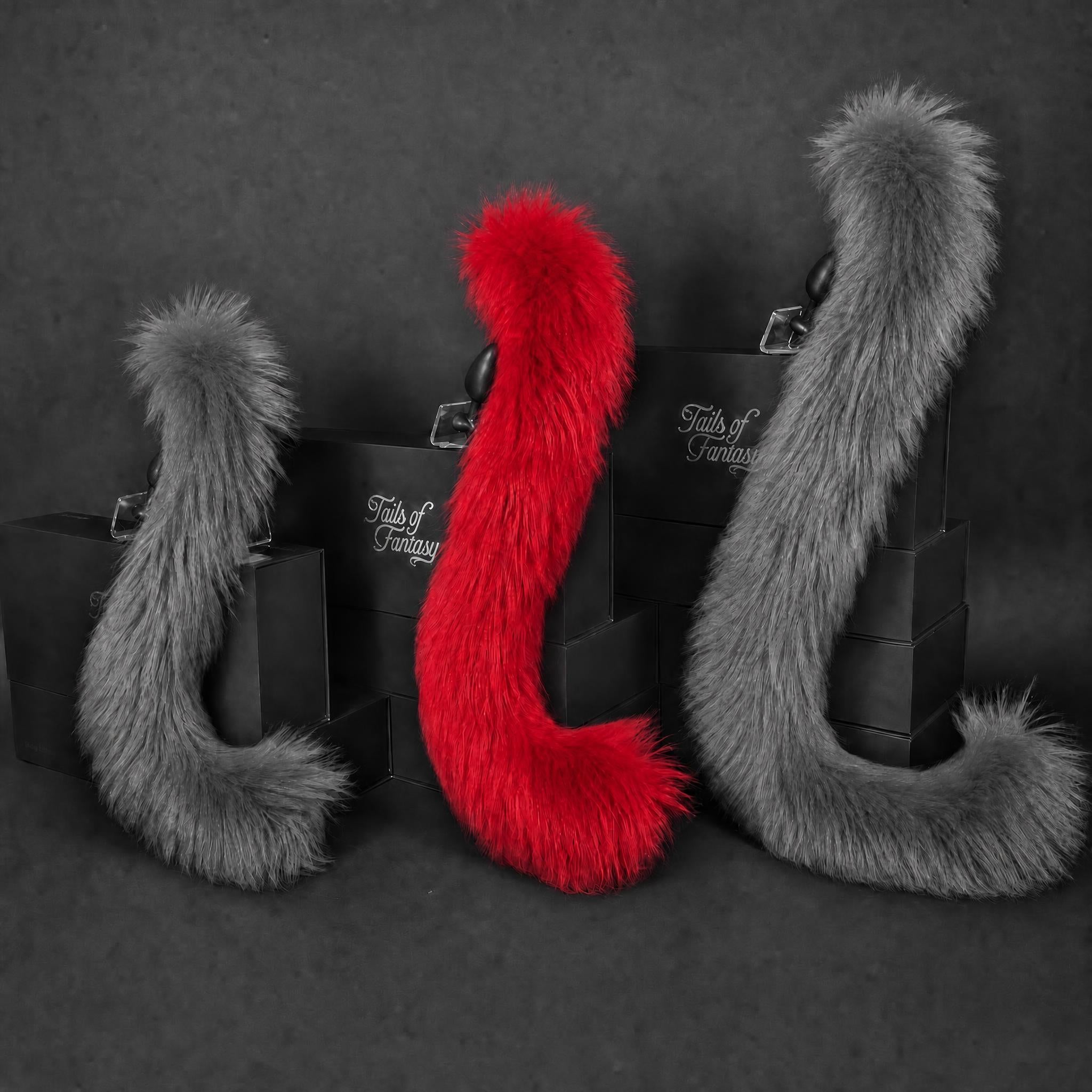 Scarlet Cat Tail - Long Hair