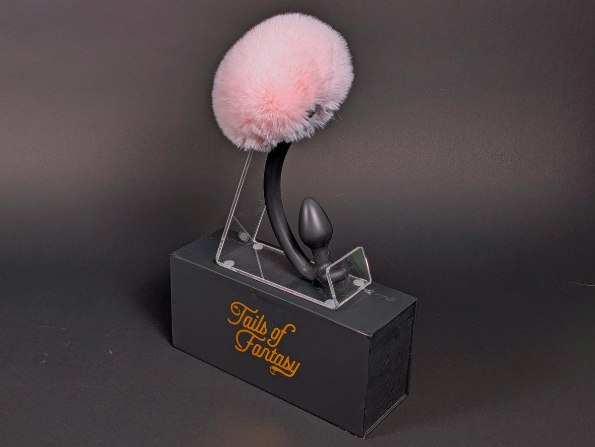 Soft Pink Bunny Rabbit Tail