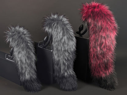 Dark Fuchsia Fox Tail