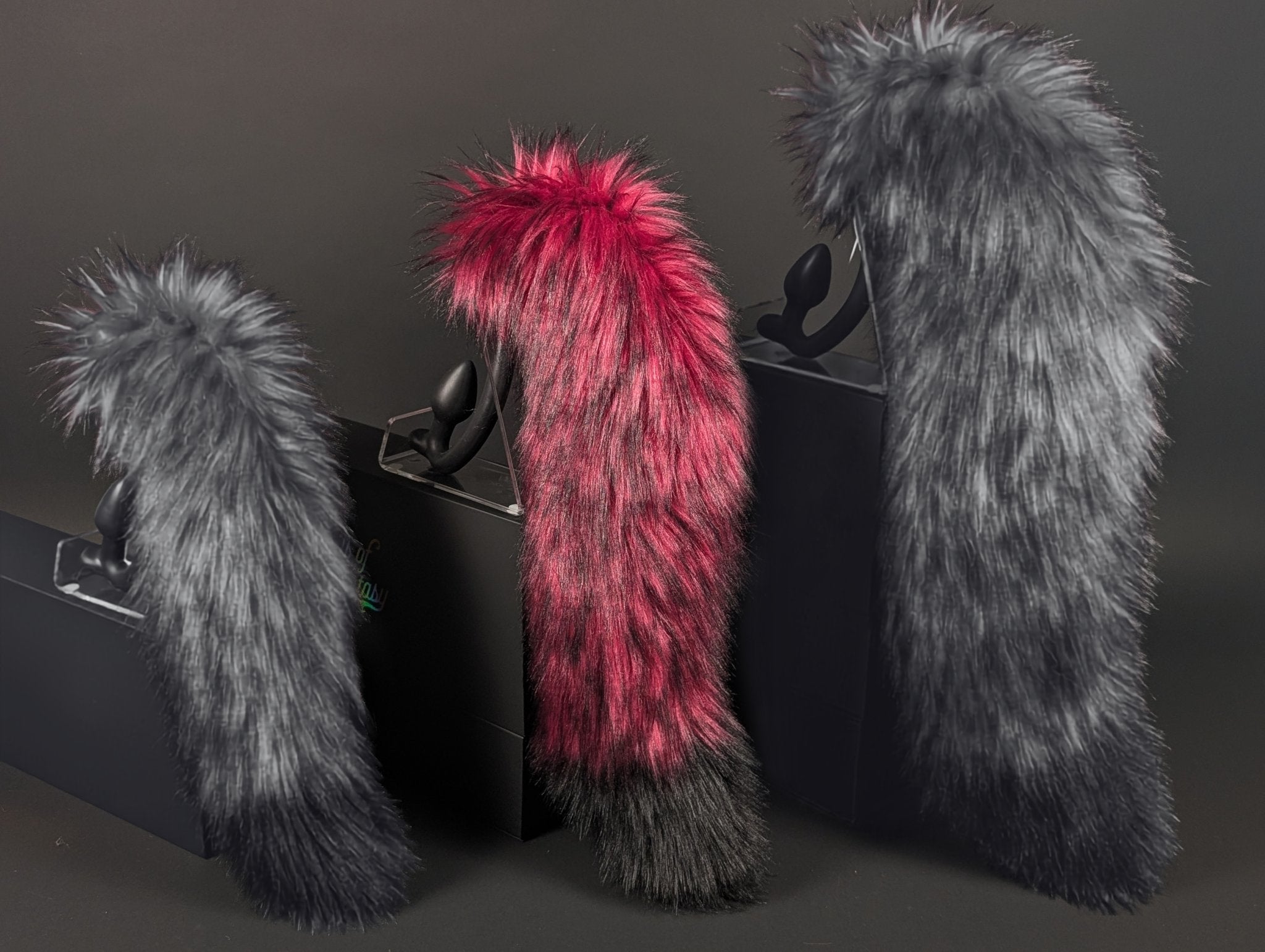 Dark Fuchsia Fox Tail