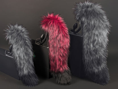 Dark Fuchsia Fox Tail