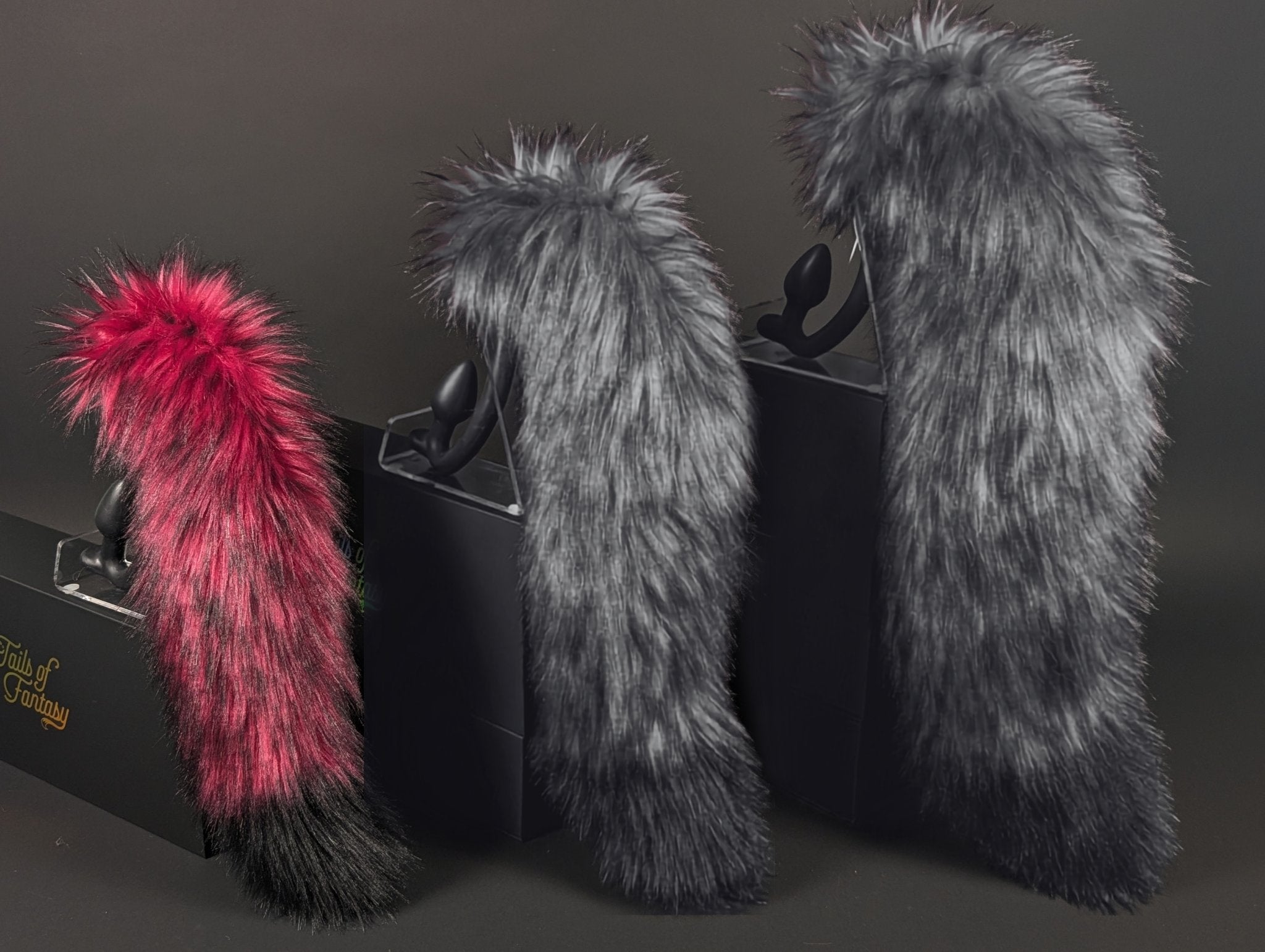 Dark Fuchsia Fox Tail
