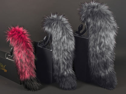 Dark Fuchsia Fox Tail
