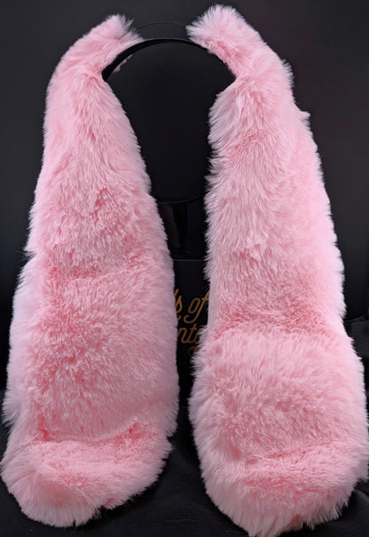 XL Soft Pink Bunny Rabbit Ears - Floppy