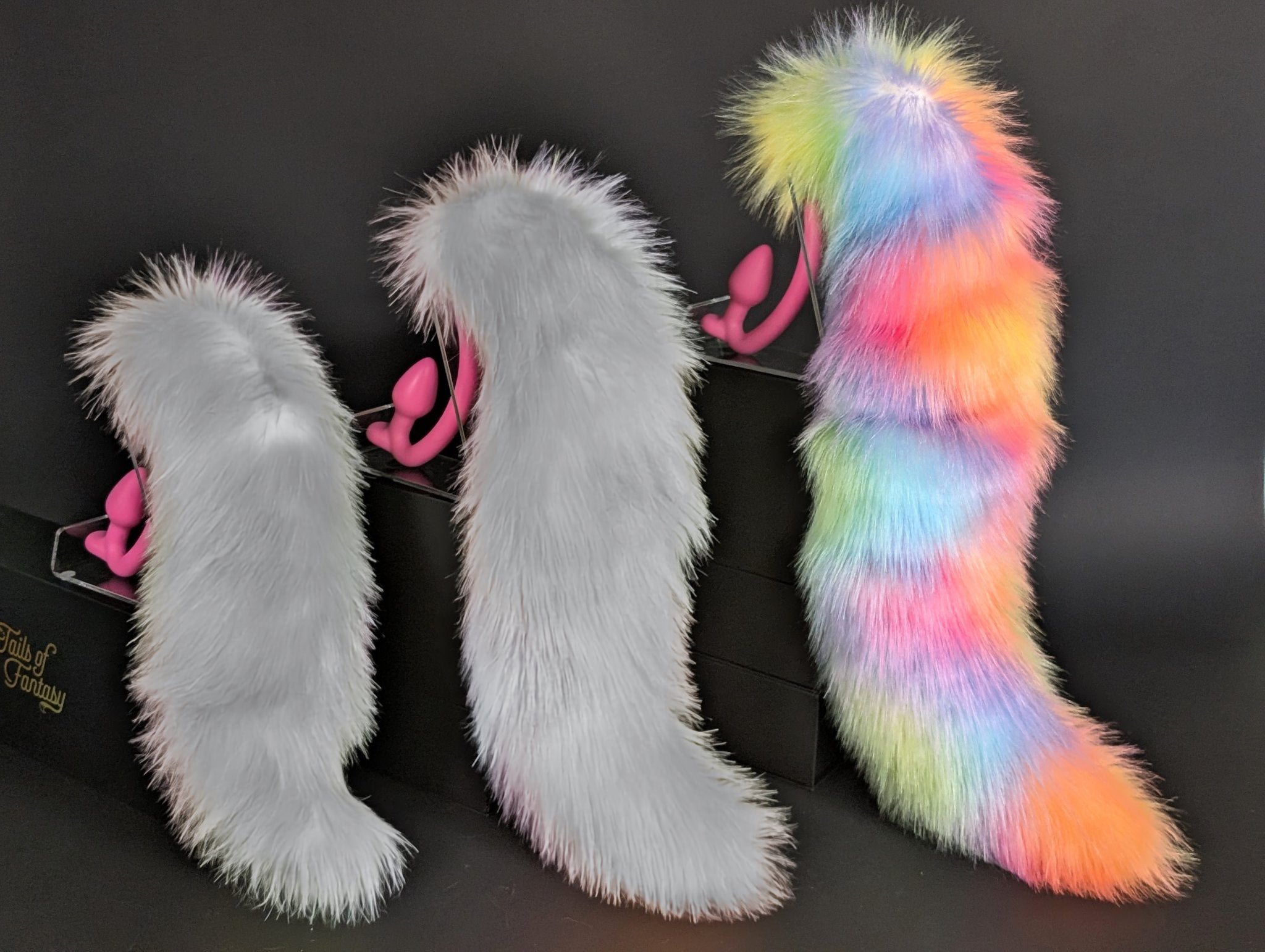 Rainbow Wolf Tail