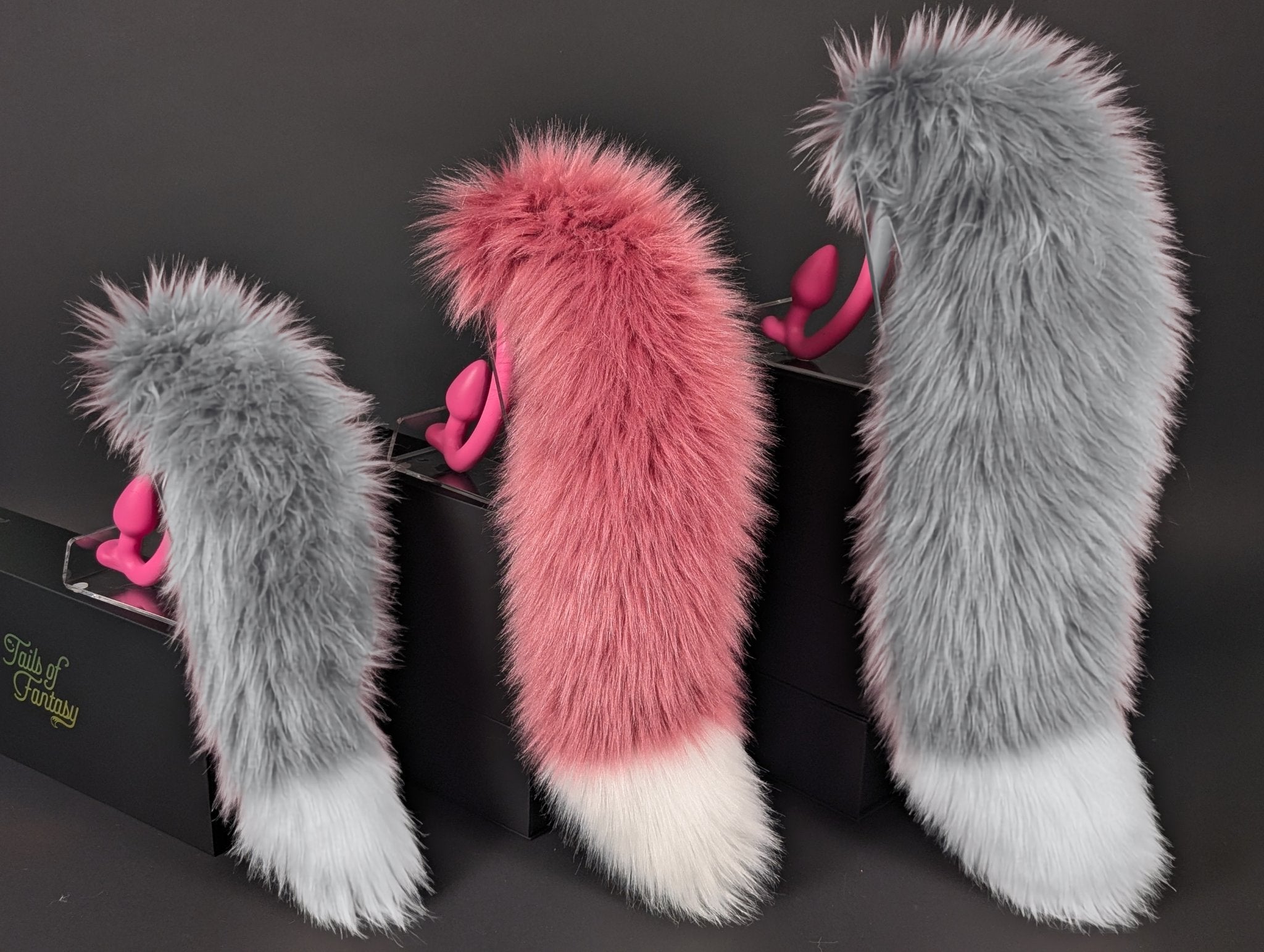 Rose Pink Fox Tail