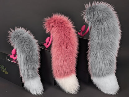 Rose Pink Fox Tail