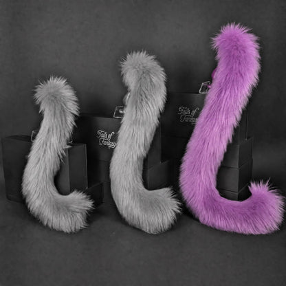 Violet Cat Tail - Long Hair